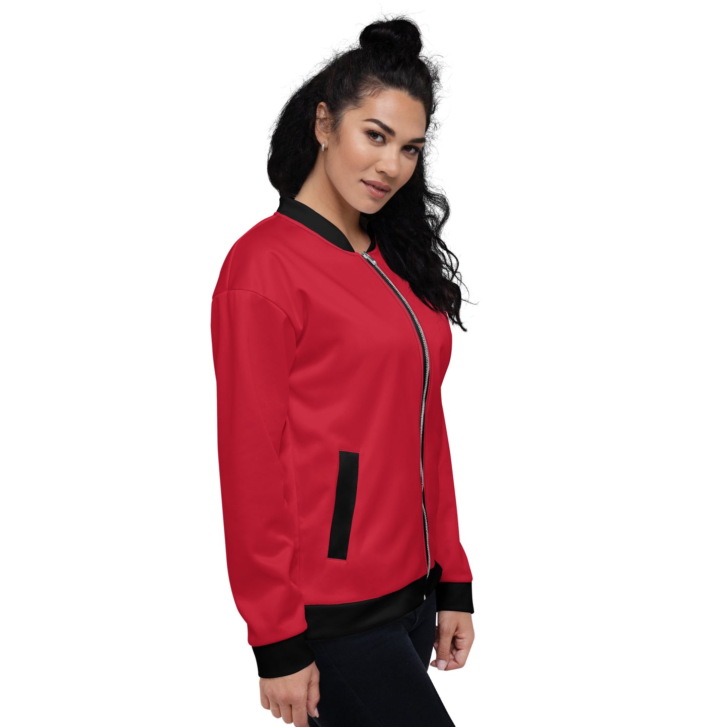 Volleyball Baller Unisex Bomber Jacket ilmt