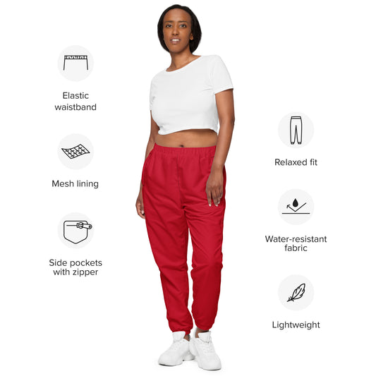 360 Lifestyle Unisex track pants Solid Red