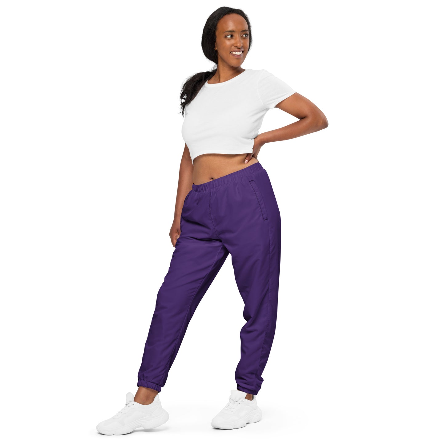 360 Lifestyle Unisex track pants Solid Purple