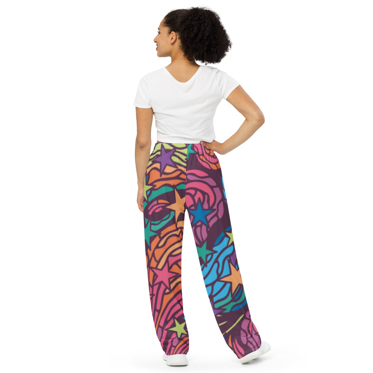 360 Lifestyle unisex wide-leg pants in Van Go-ish