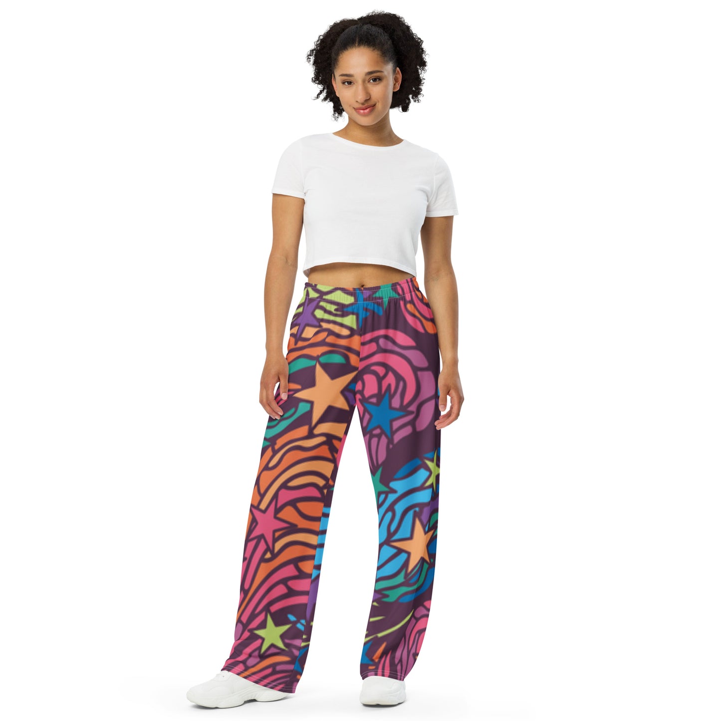 360 Lifestyle unisex wide-leg pants in Van Go-ish