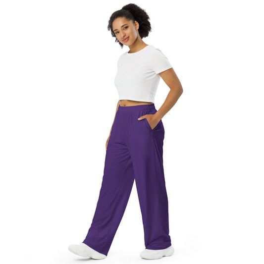 360 Lifestyle unisex wide-leg pants in Solid Purple