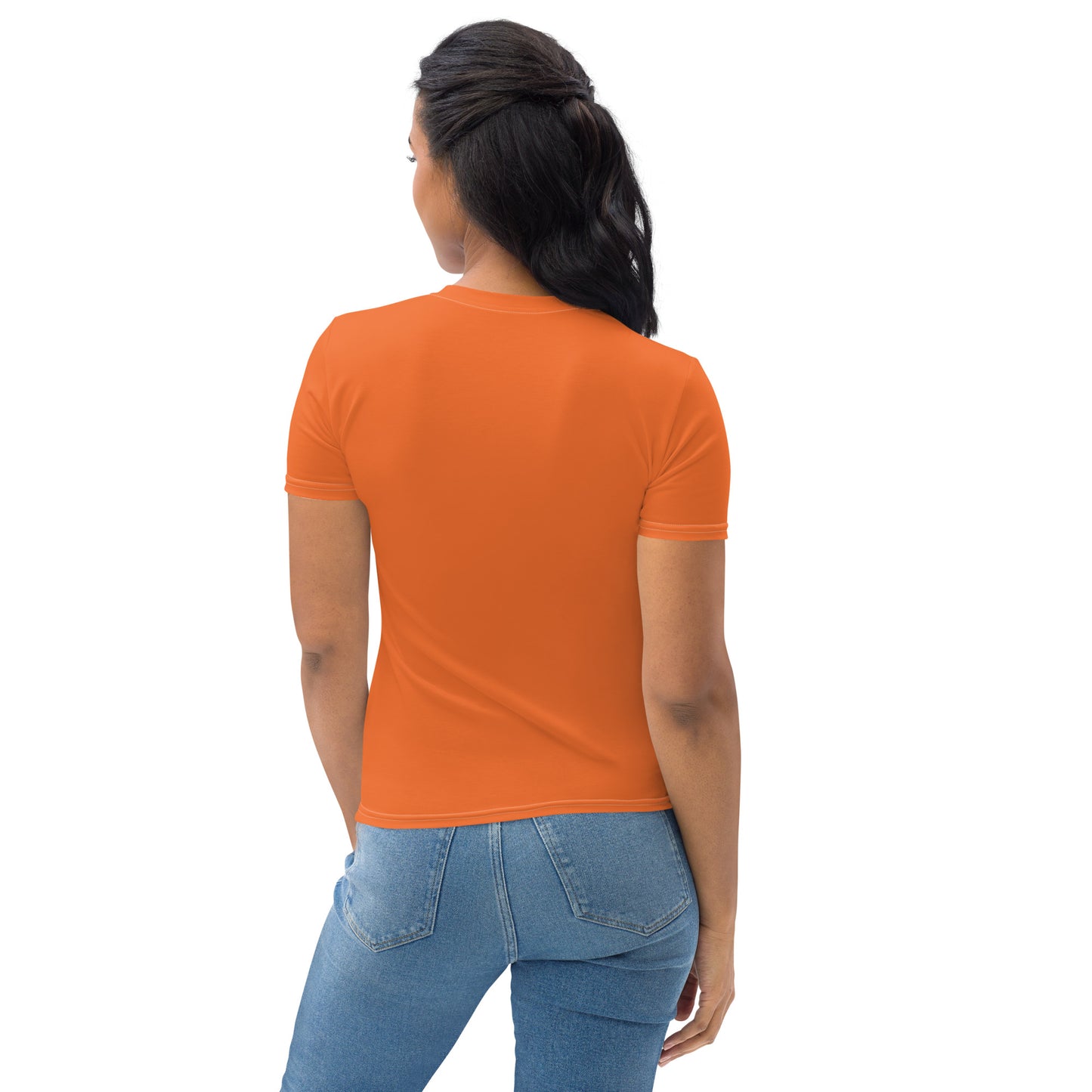 360 Lifestyle Women's T-shirt in Solid Orange