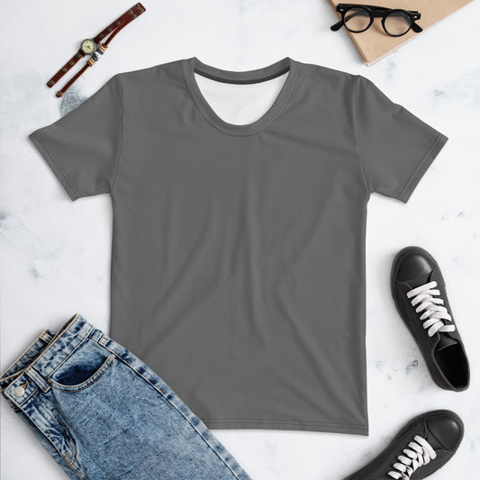 360 Lifestyle Women's Crew  T-shirt Solid Grey