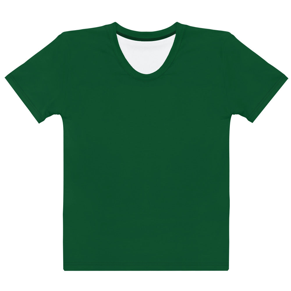 360 Lifestyle Women's T-shirt in Solid Forest Green