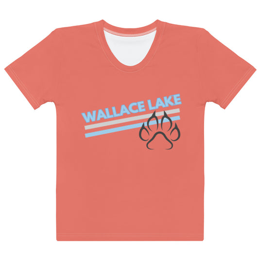 Wallace Lake Women's T-shirt Coral