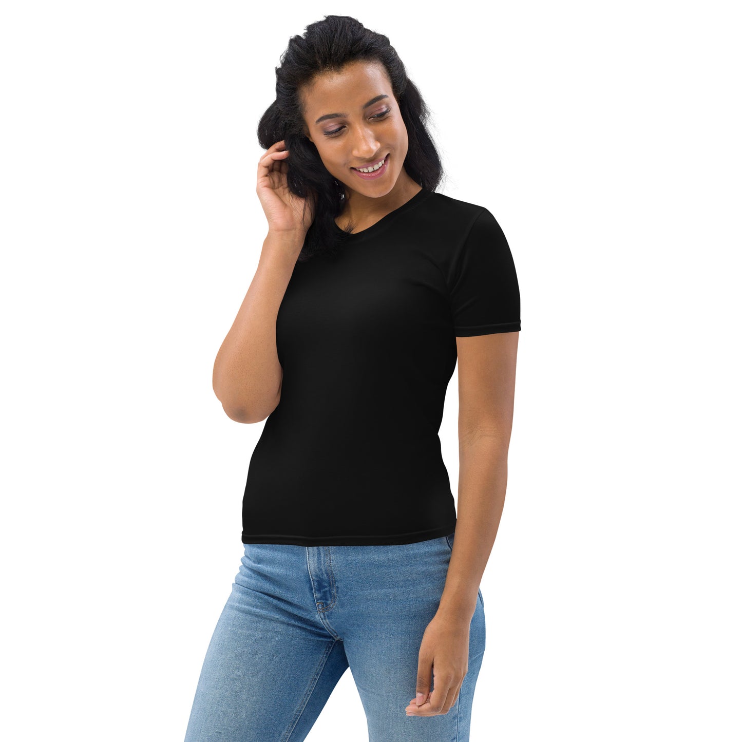 360 Lifestyle Women's Crew T-shirt Solid Black