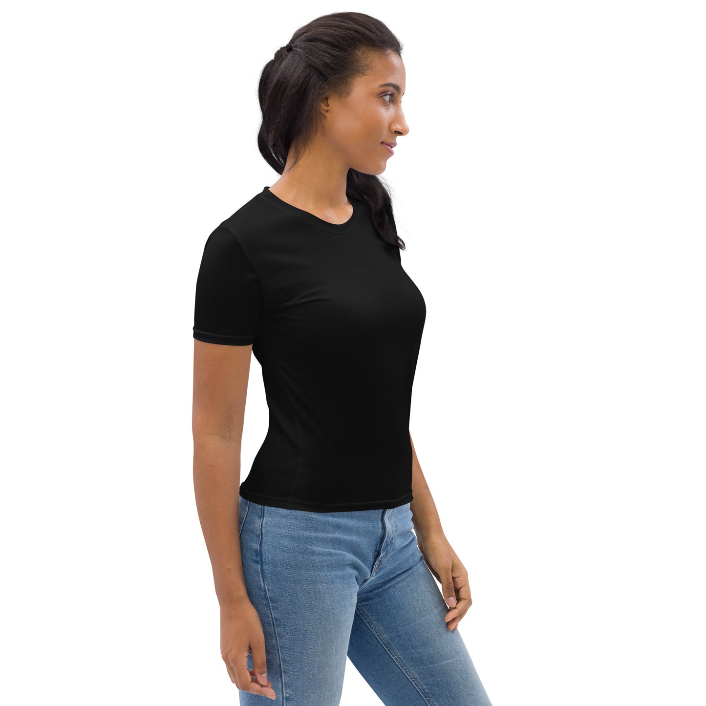 360 Lifestyle Women's Crew T-shirt Solid Black