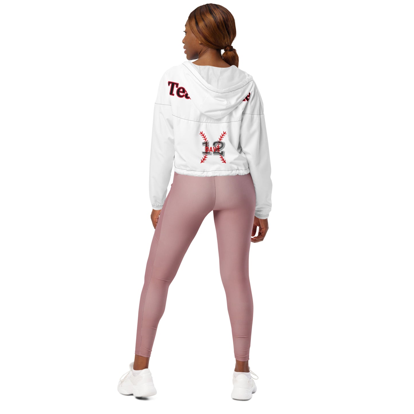 Baseball PERSONALIZED- DO NOT ORDER Women’s cropped windbreaker ilmt