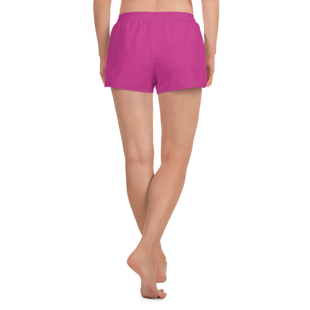 NOAB Women’s Recycled Athletic Shorts Hot Pink