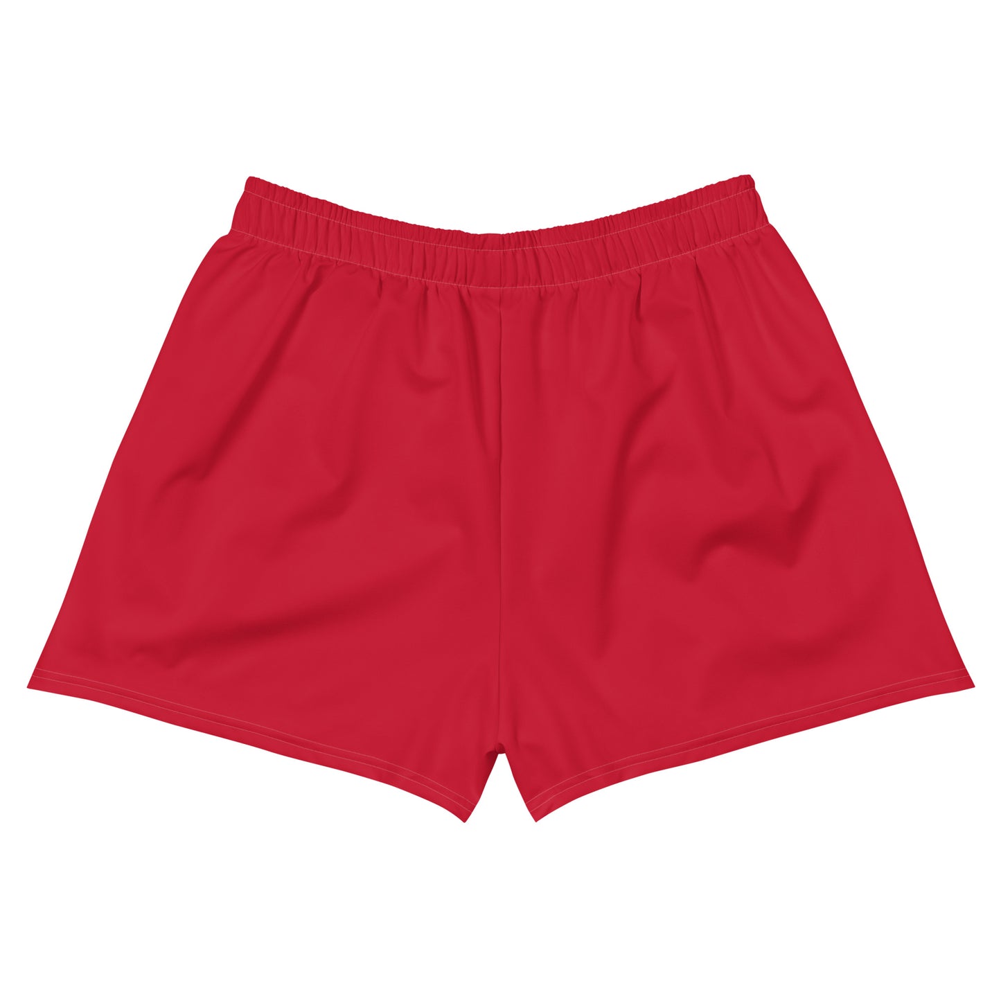 360 Lifestyle Women’s Athletic Shorts UPF 50+ Solid Red