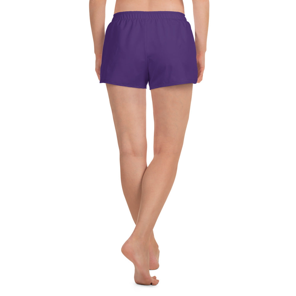 360 Lifestyle Women’s Athletic Shorts UPF 50+ in Solid Purple