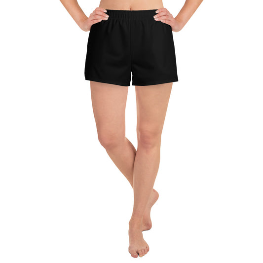 360 Lifestyle Women’s  Athletic Shorts UPF 50+ Solid Black