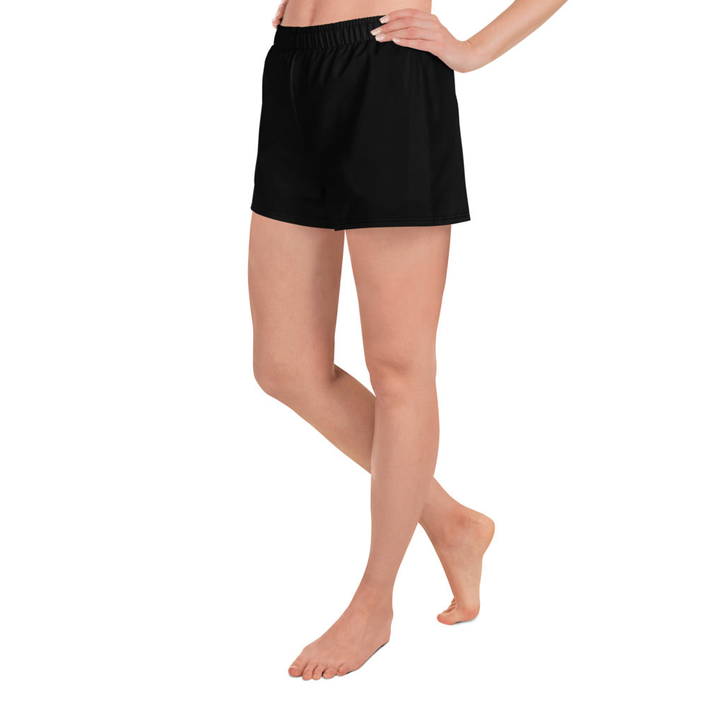 360 Lifestyle Women’s  Athletic Shorts UPF 50+ Solid Black