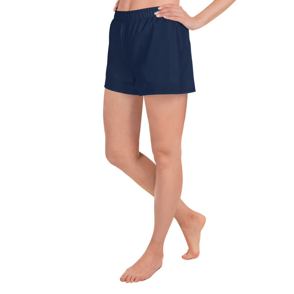 360Lifestyle Women’s Athletic Shorts UPF 50+ in Solid Navy