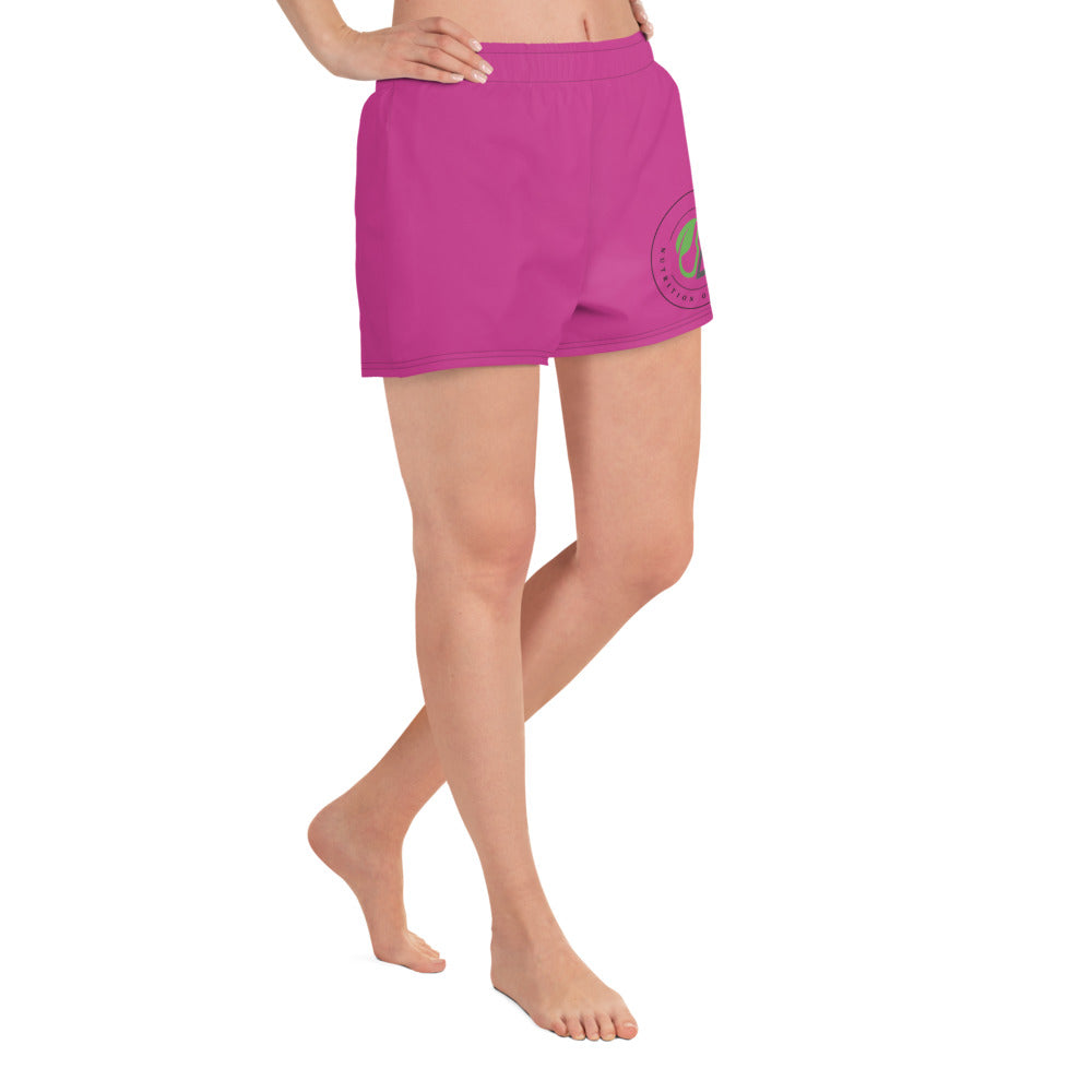 NOAB Women’s Recycled Athletic Shorts Hot Pink