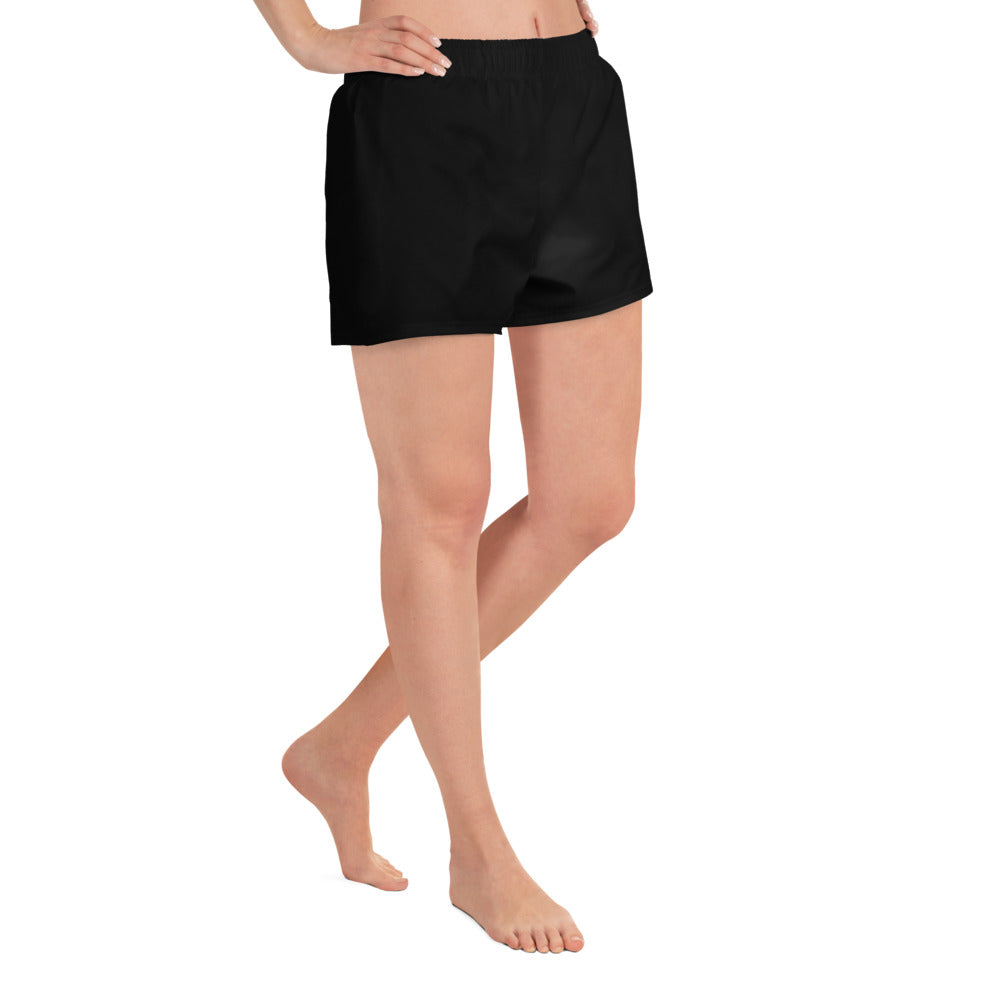 360 Lifestyle Women’s  Athletic Shorts UPF 50+ Solid Black