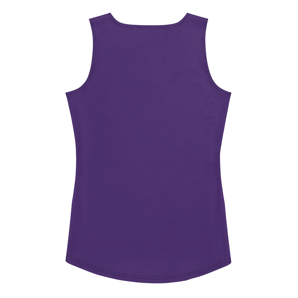 360 Lifestyle 4-way stretch Tank Top in Solid Purple