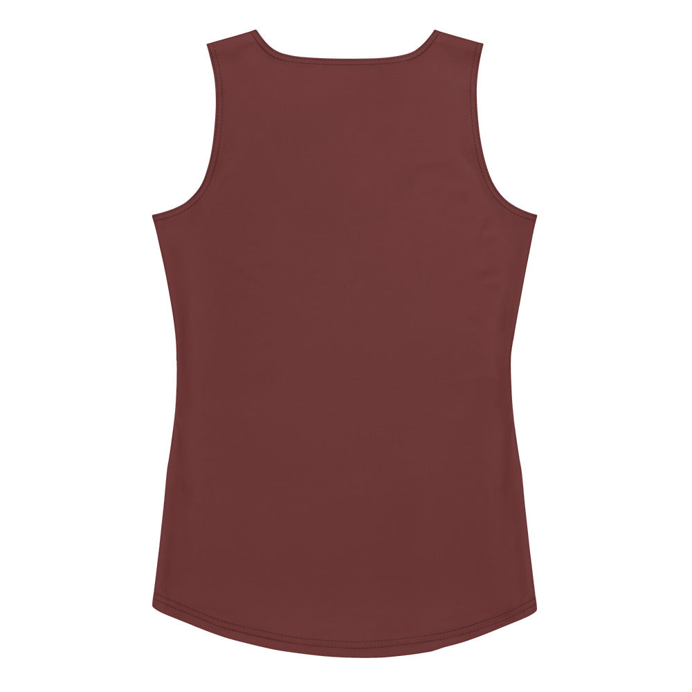 360 Lifestyle 4-way stretch Tank Top in Solid Auburn