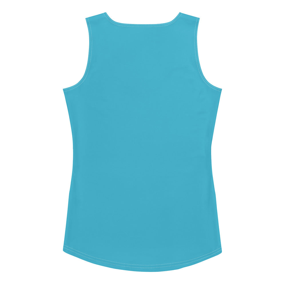 360 Lifestyle 4-way stretch Tank Top in Solid Bright Summer Sky