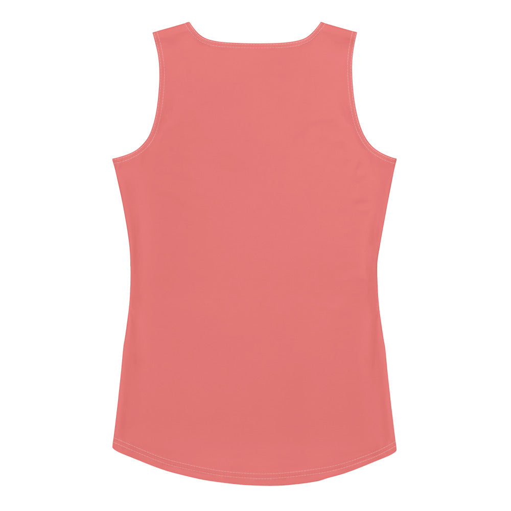 360 Lifestyle 4-way stretch Tank Top in Solid Salmon