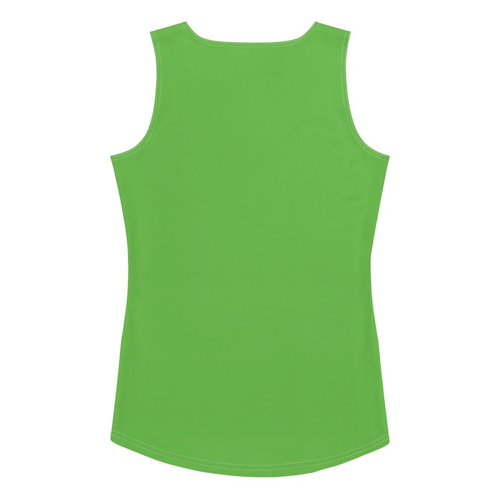 360 Lifestyle 4-way stretch Tank Top in Solid Kelly Green