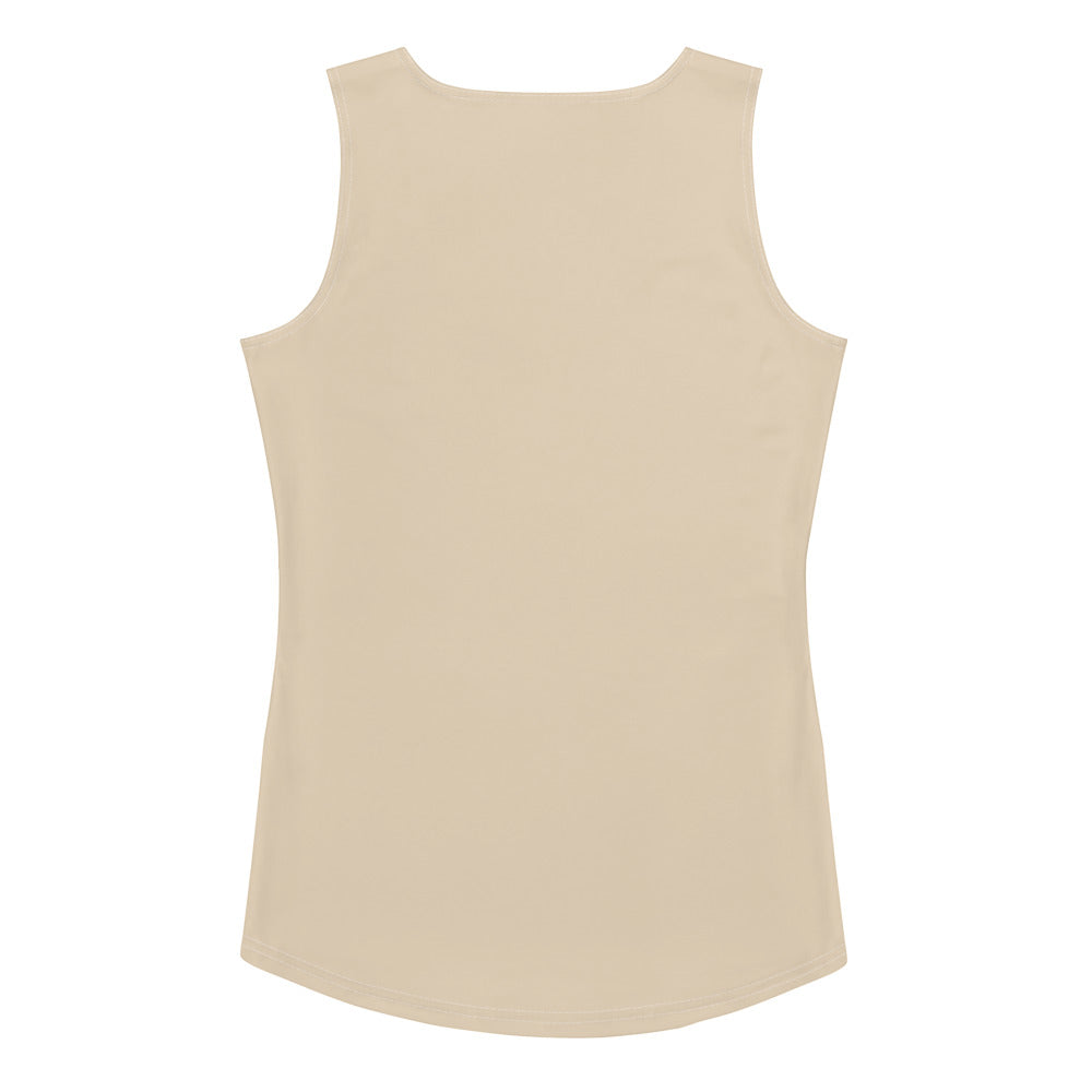 360 Lifestyle 4-way stretch Tank Top in Solid Champagne