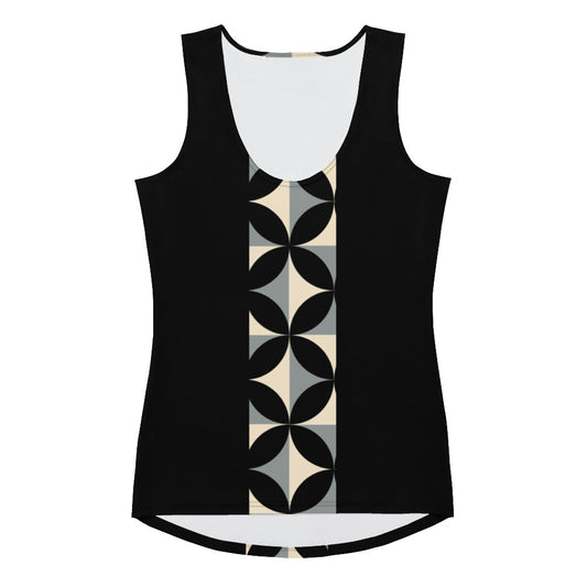 360 Lifestyle 4-way Stretch Tank Top in Dami Fleur print