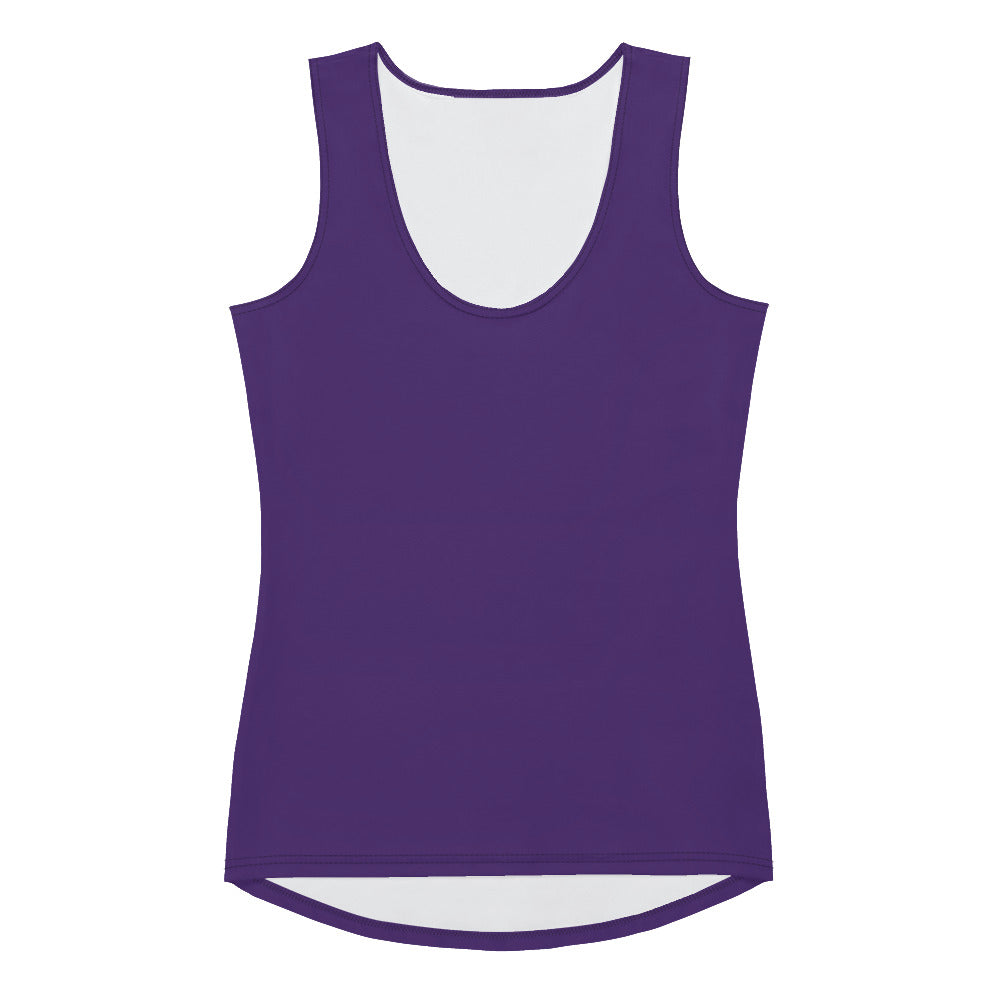 360 Lifestyle 4-way stretch Tank Top in Solid Purple