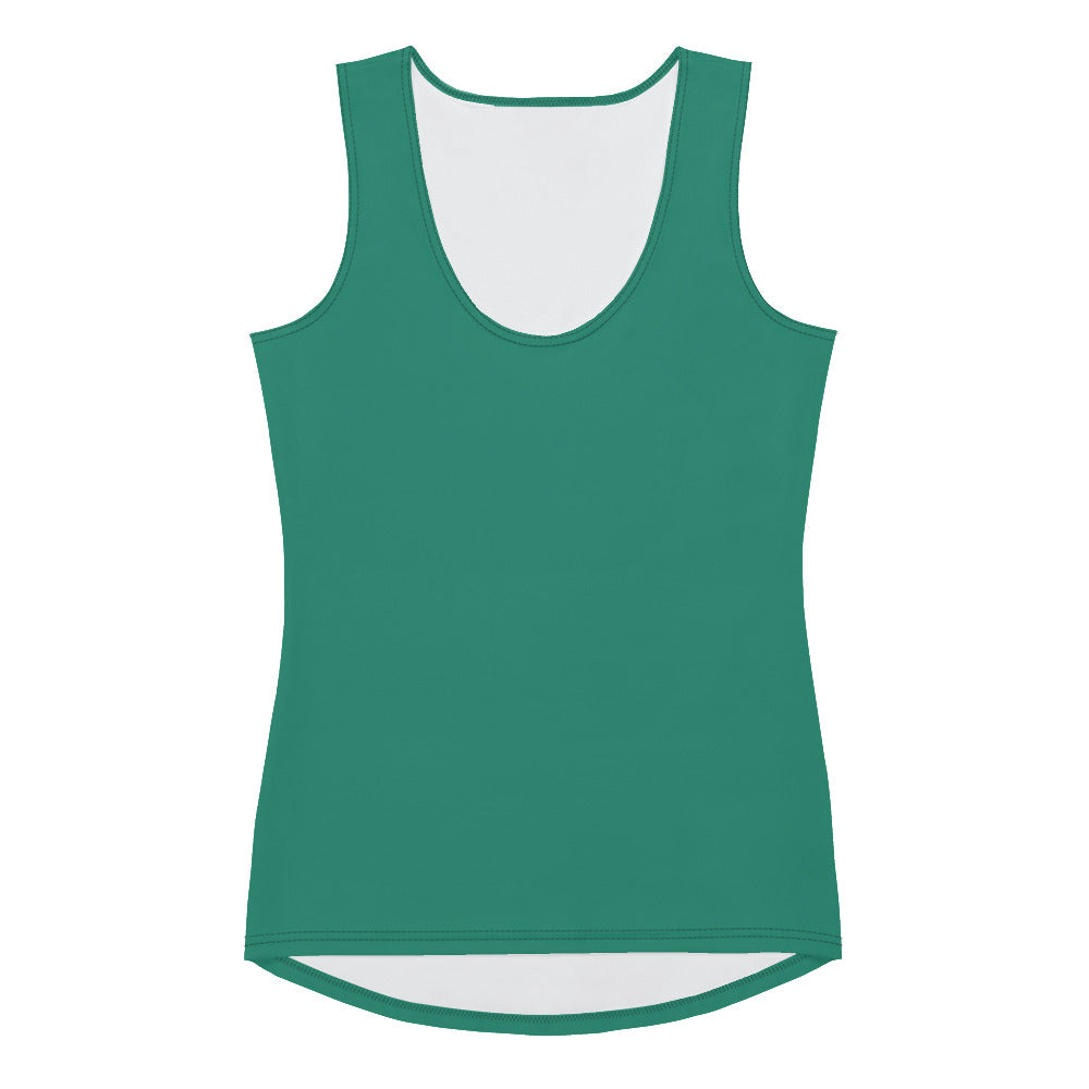 360 Lifestyle Tank Top in Solid Elf Green