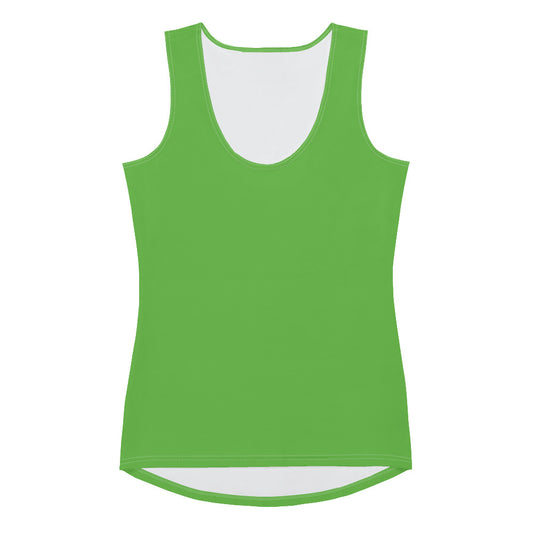 360 Lifestyle 4-way stretch Tank Top in Solid Kelly Green