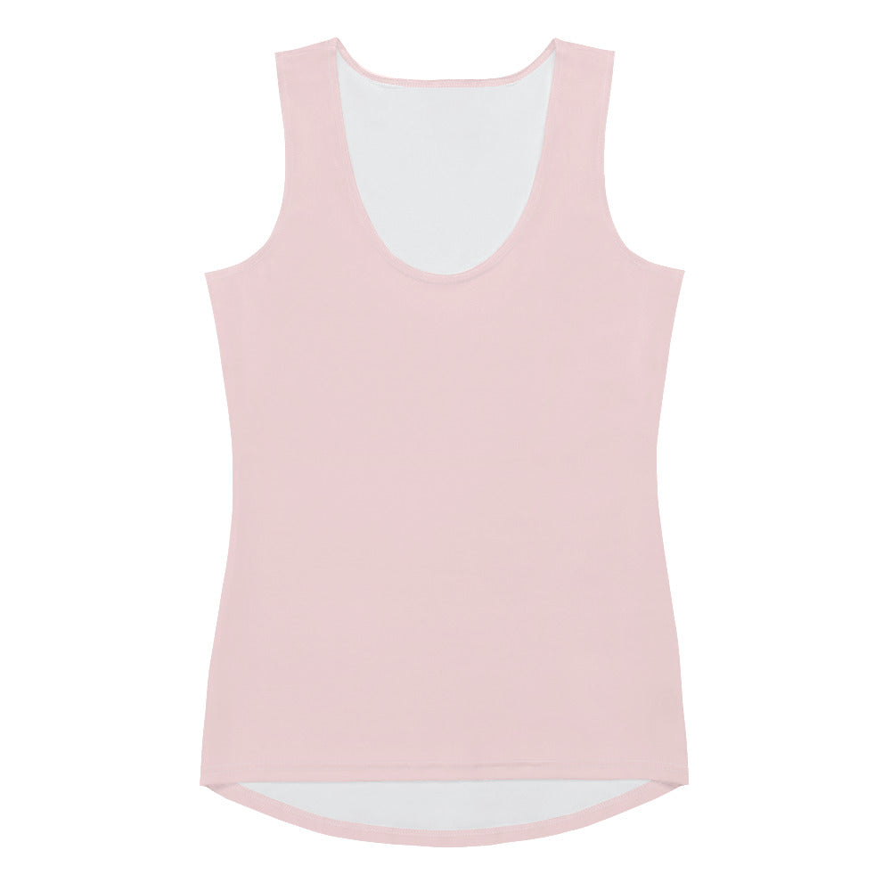 360 Lifestyle 4-way stretch Tank Top in Solid Pale Pink