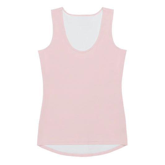 360 Lifestyle 4-way stretch Tank Top in Solid Pale Pink