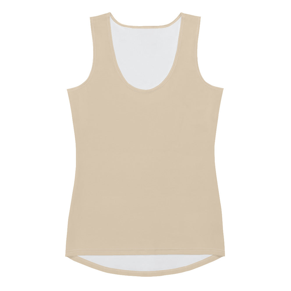 360 Lifestyle 4-way stretch Tank Top in Solid Champagne