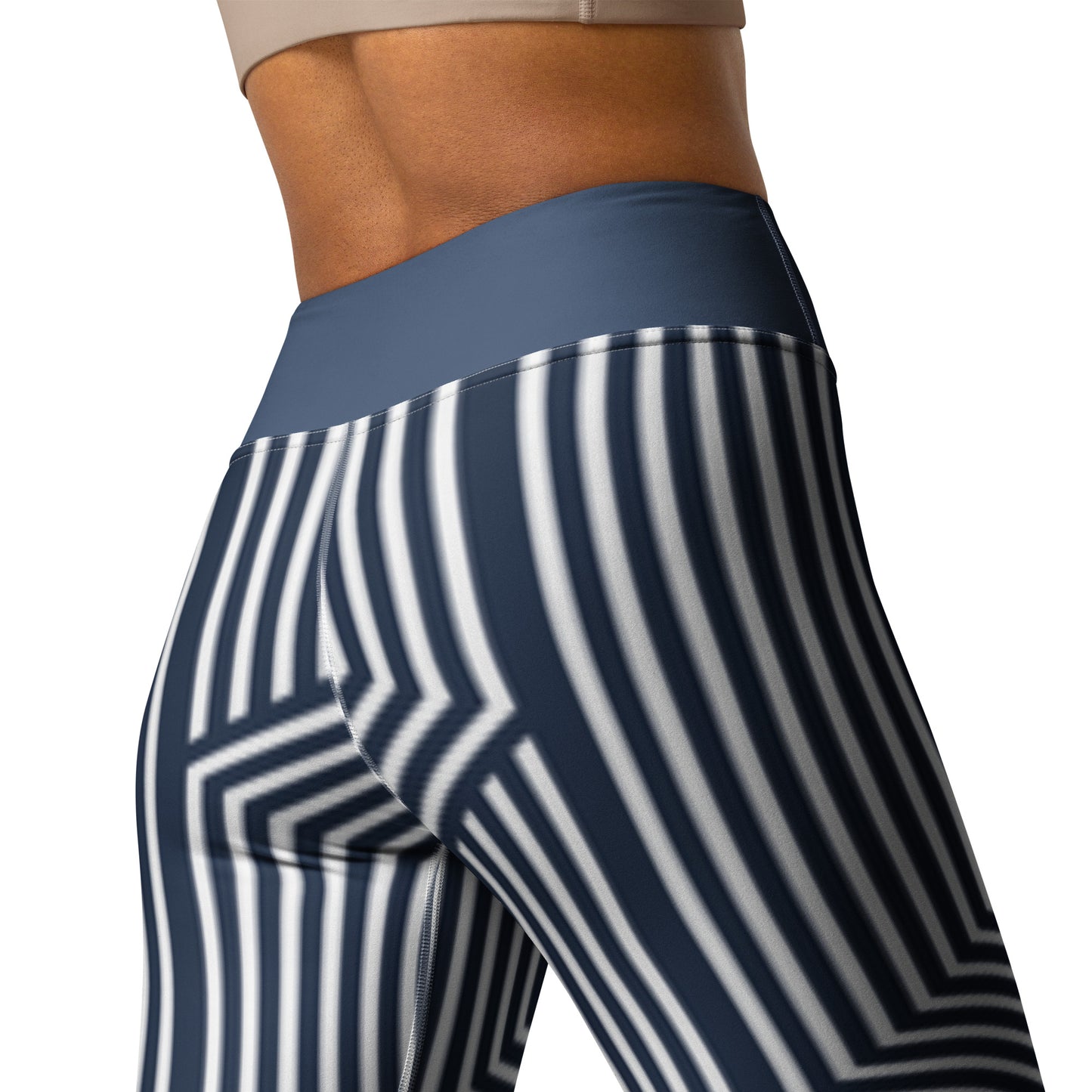 360 Lifestyle Yoga Leggings blue tracks