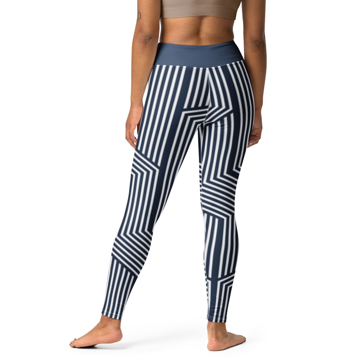 360 Lifestyle Yoga Leggings blue tracks