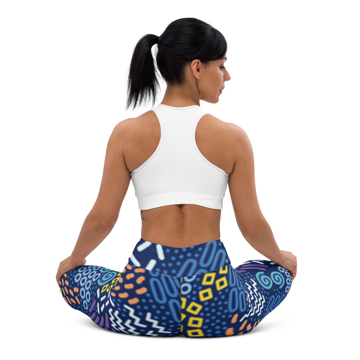 360 Lifestyle Yoga Leggings Let's Dance print