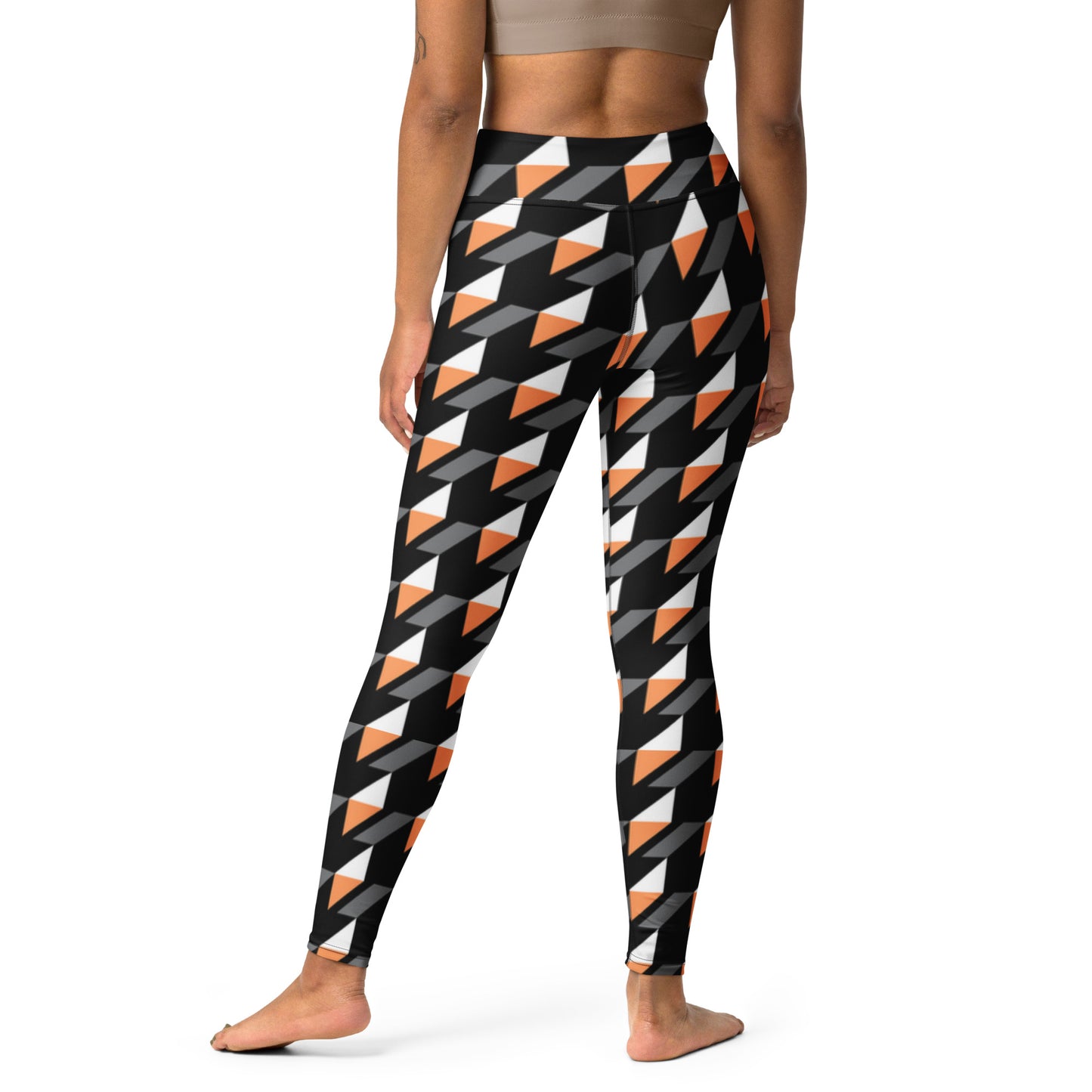 360 Lifestyle Yoga Leggings Geo Candy Corn