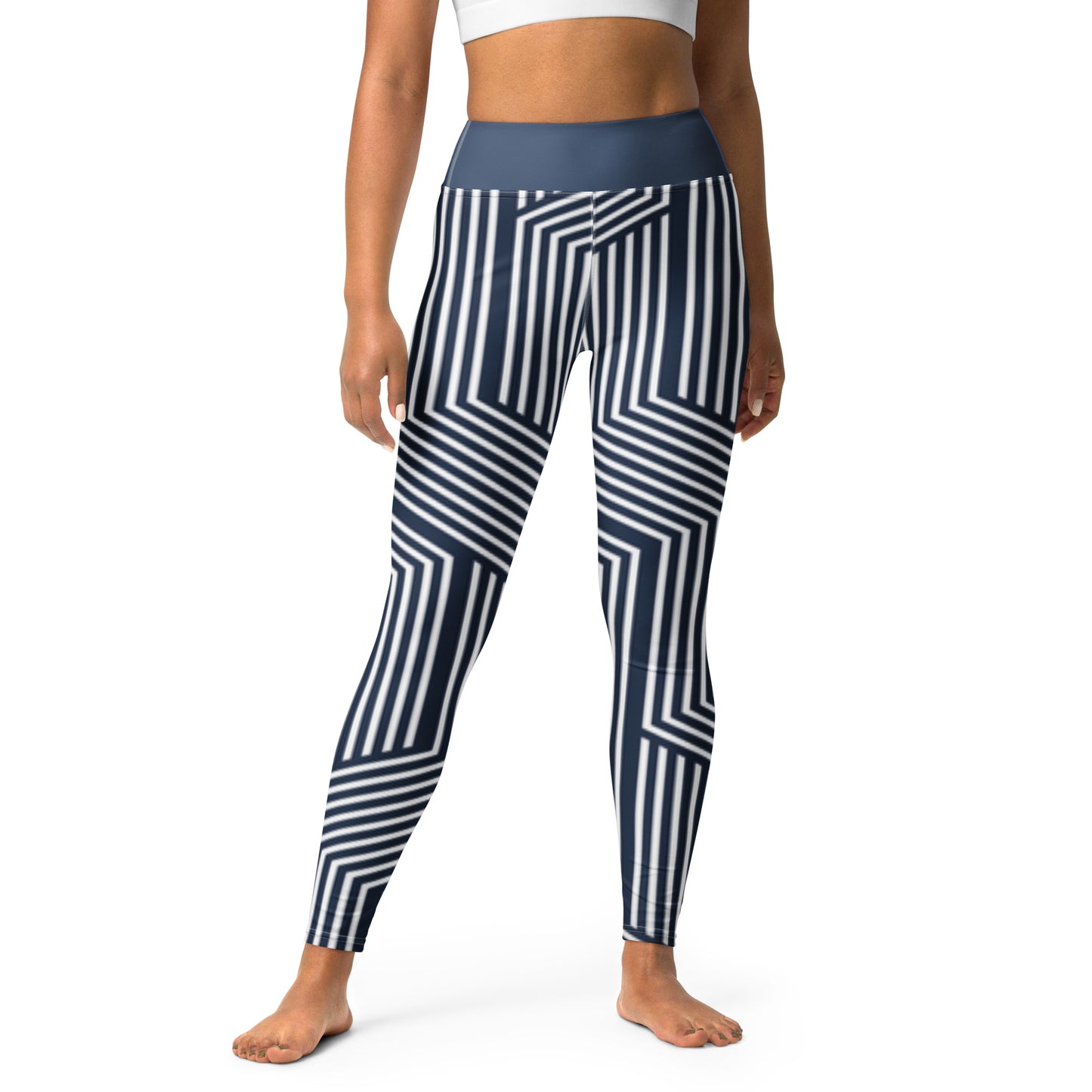 360 Lifestyle Yoga Leggings blue tracks