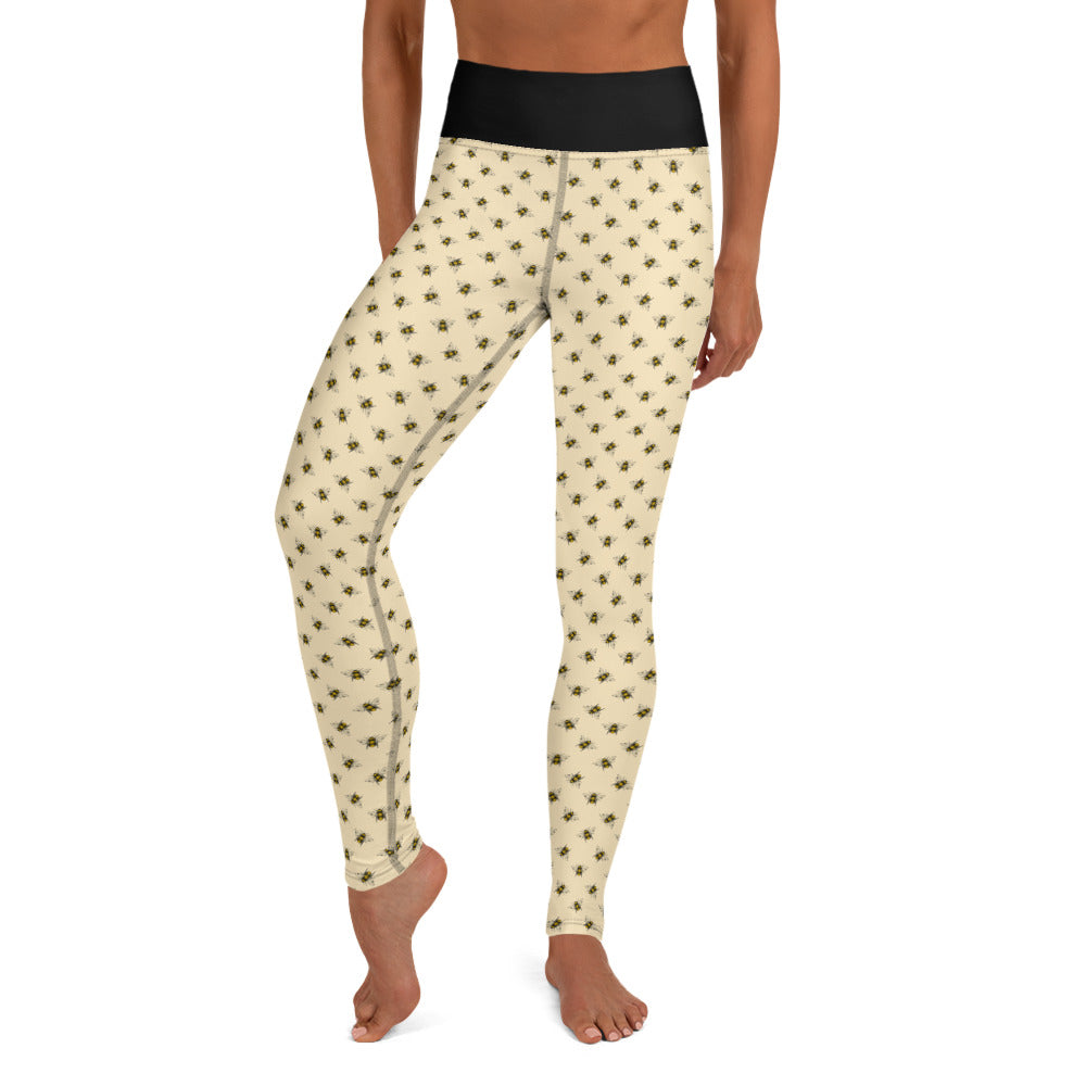 360 Lifestyle Yoga Leggings Honey Bee print