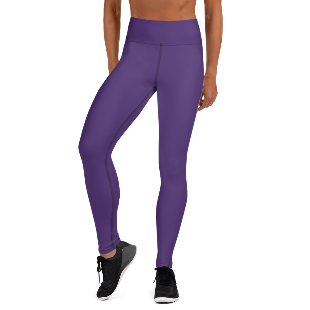 360 Lifestyle Yoga Leggings in Solid Purple