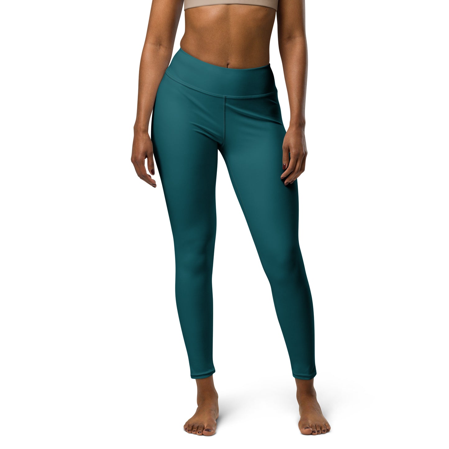 360 Lifestyle Yoga Leggings in Solid Sherpa Blue