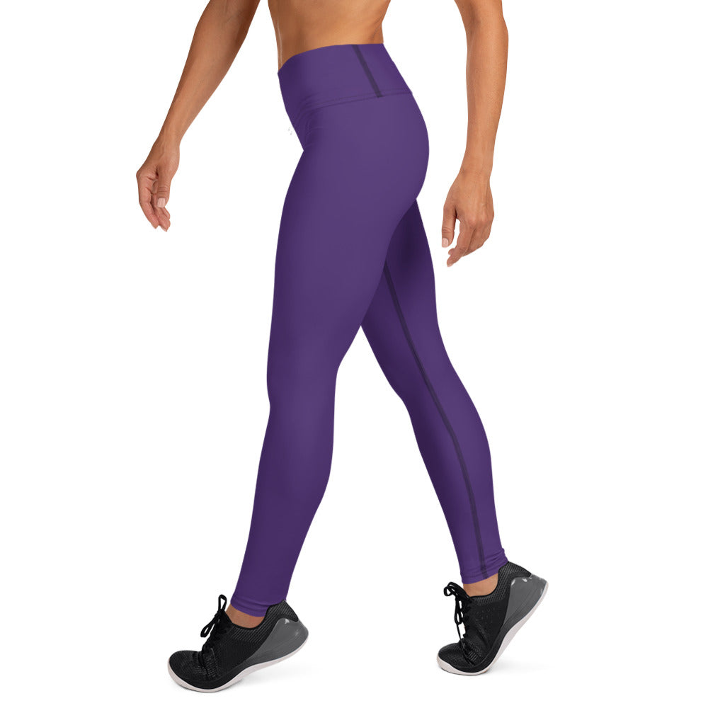 360 Lifestyle Yoga Leggings in Solid Purple