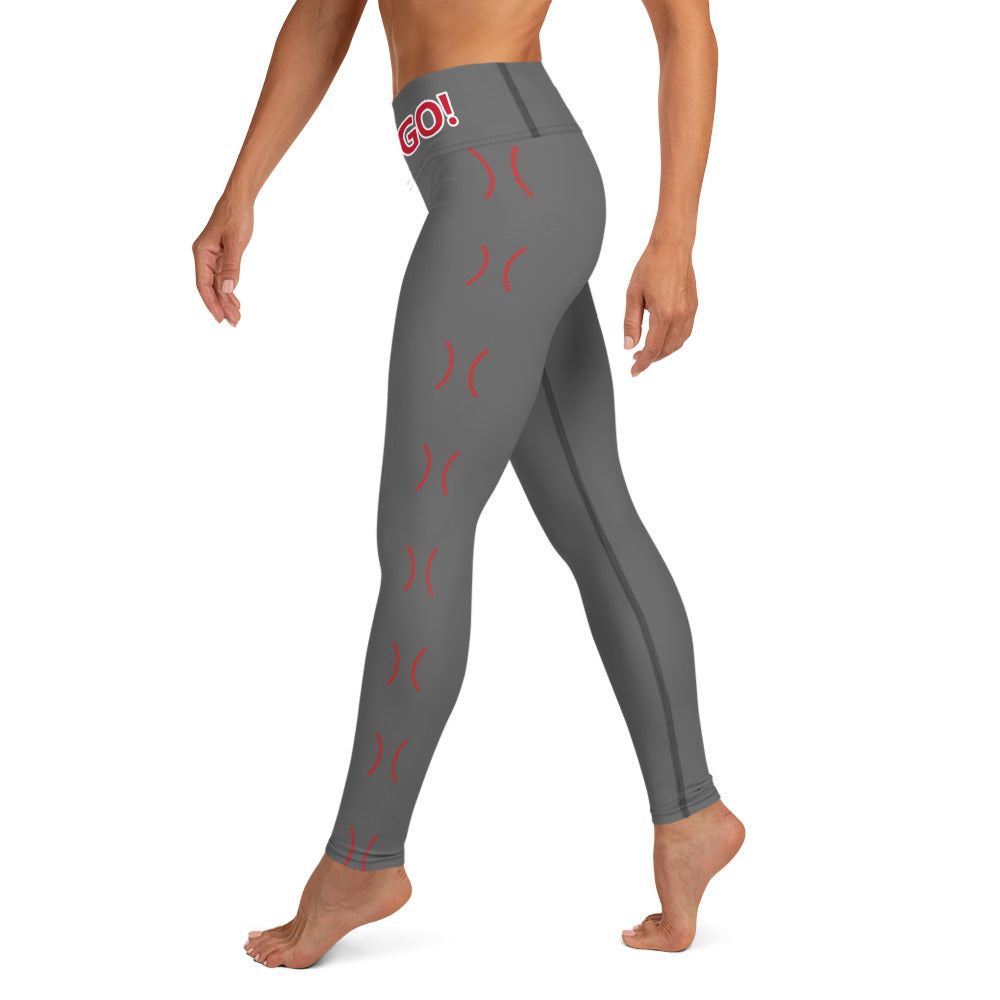 Baseball stitch on side of legs Yoga Leggings ilmt