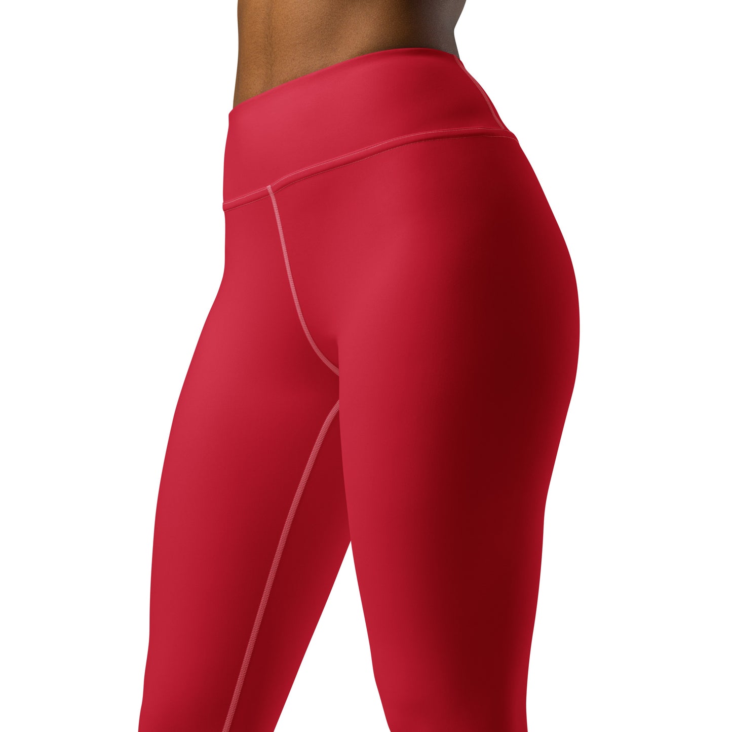 360 Lifestyle Yoga Leggings Solid Red