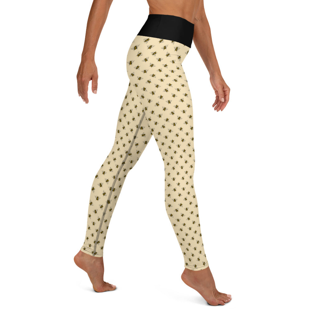 360 Lifestyle Yoga Leggings Honey Bee print