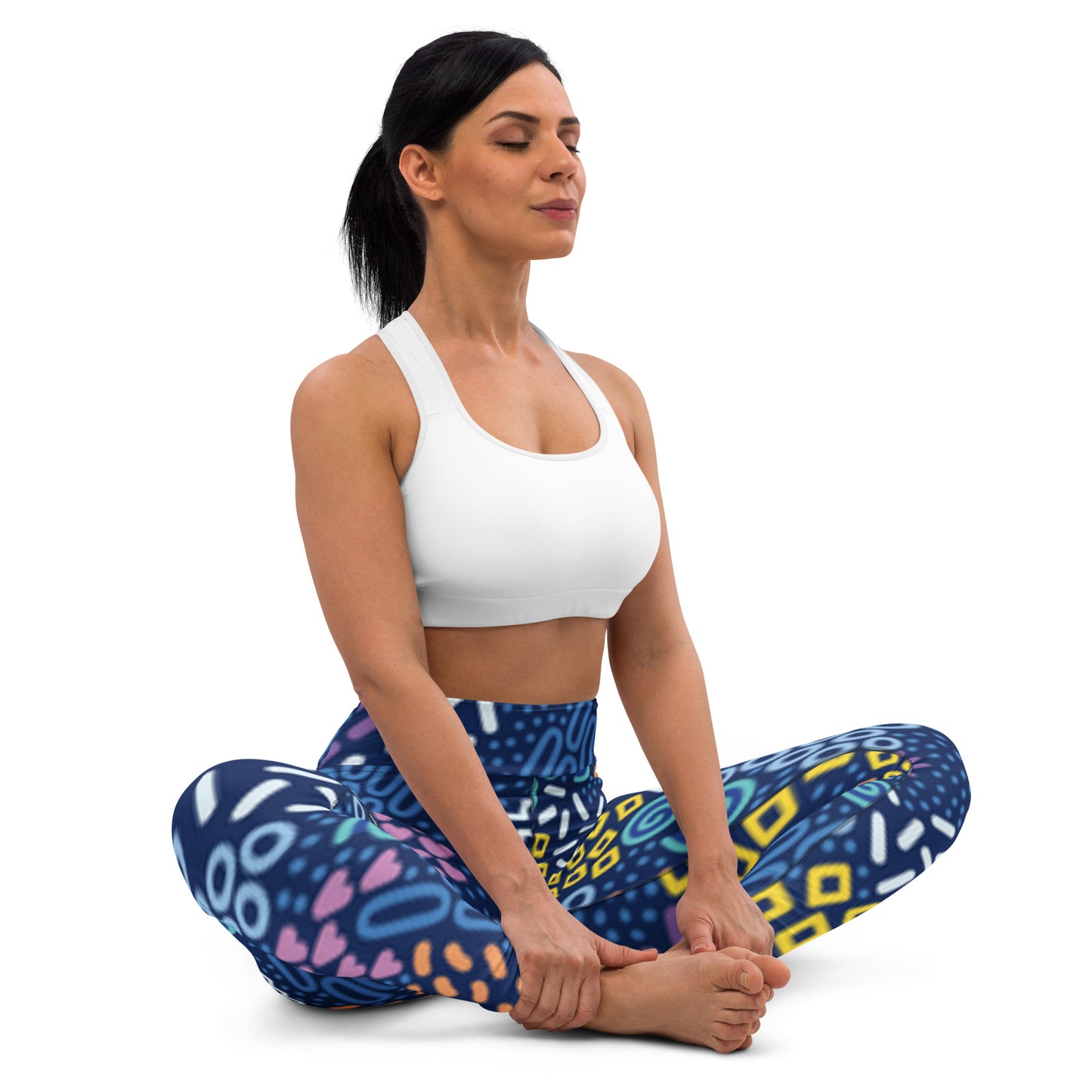 360 Lifestyle Yoga Leggings Let's Dance print