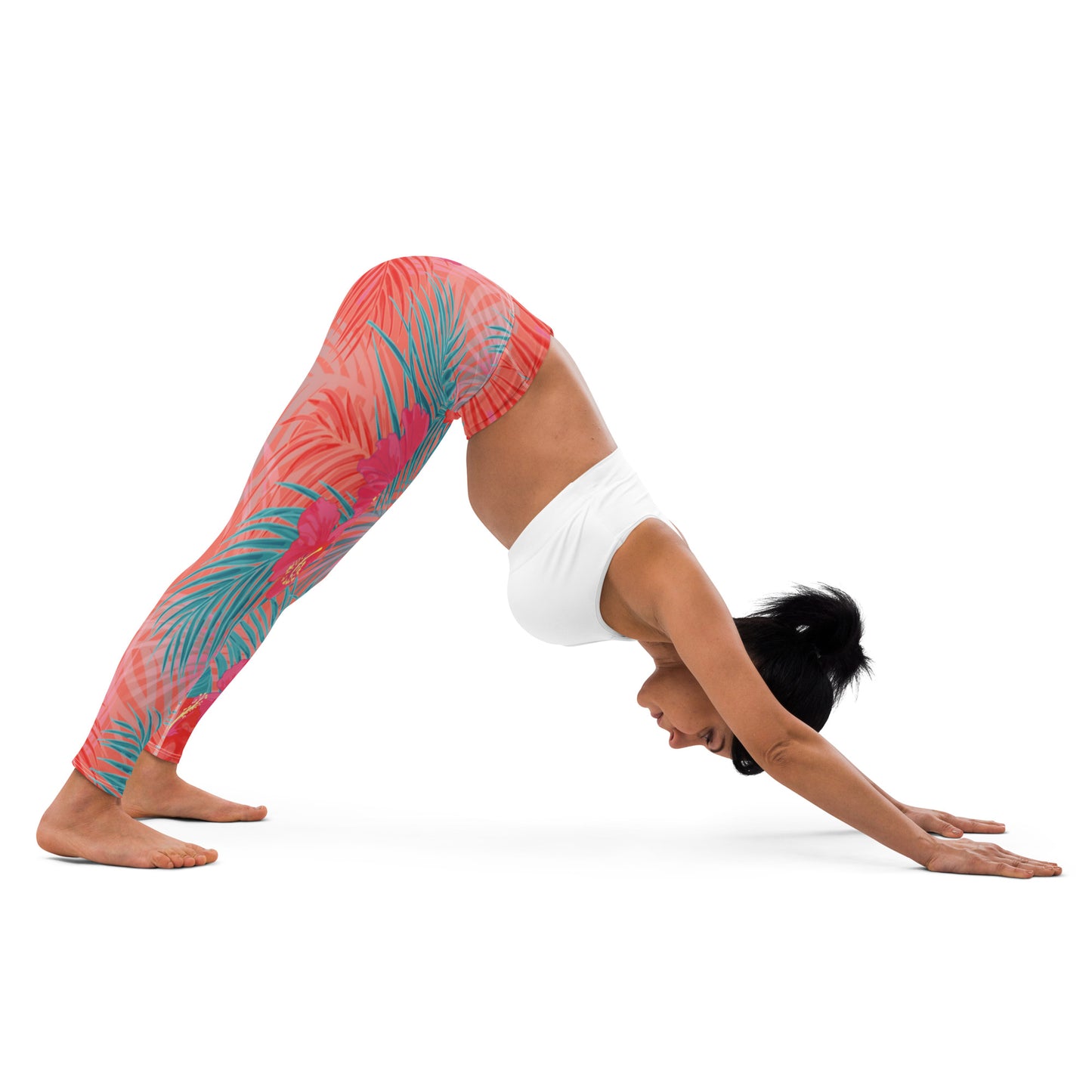 360 Lifestyle Yoga Leggings Tropical Oasis print