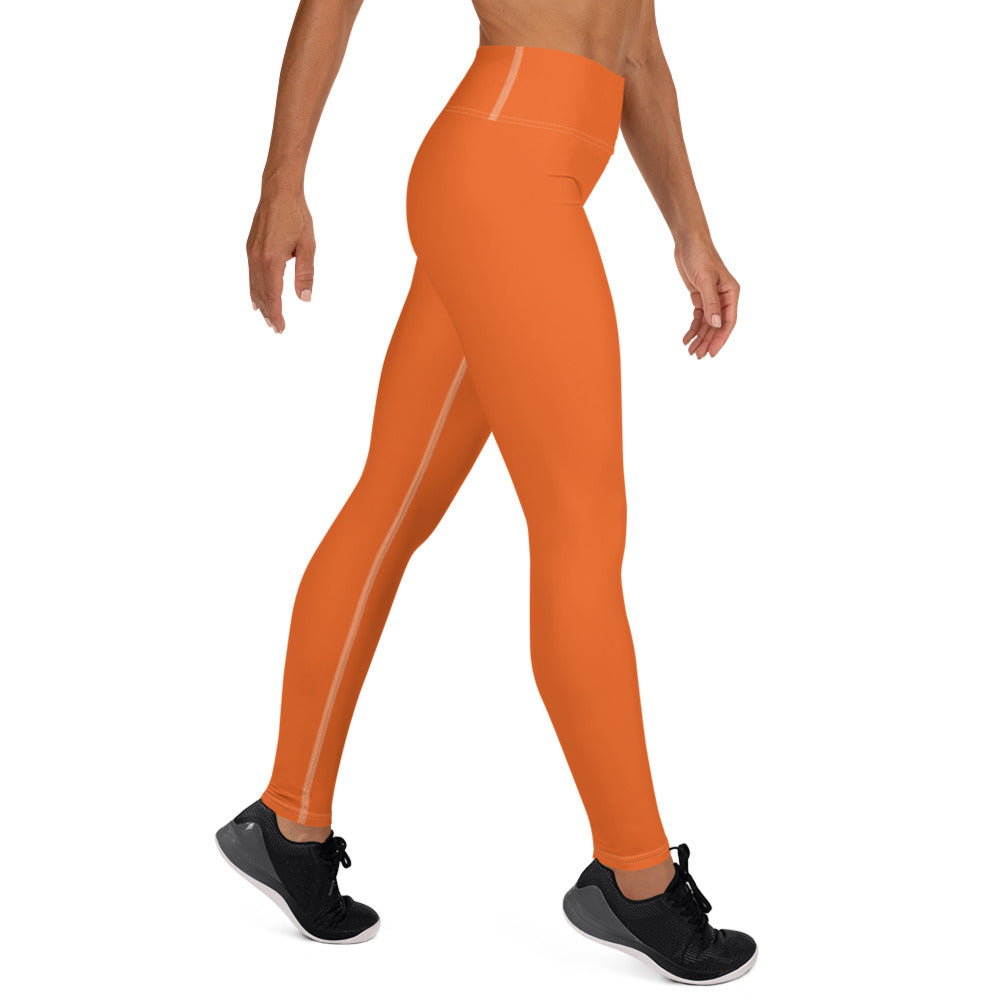 360 Lifestyle Yoga Leggings in Solid Orange