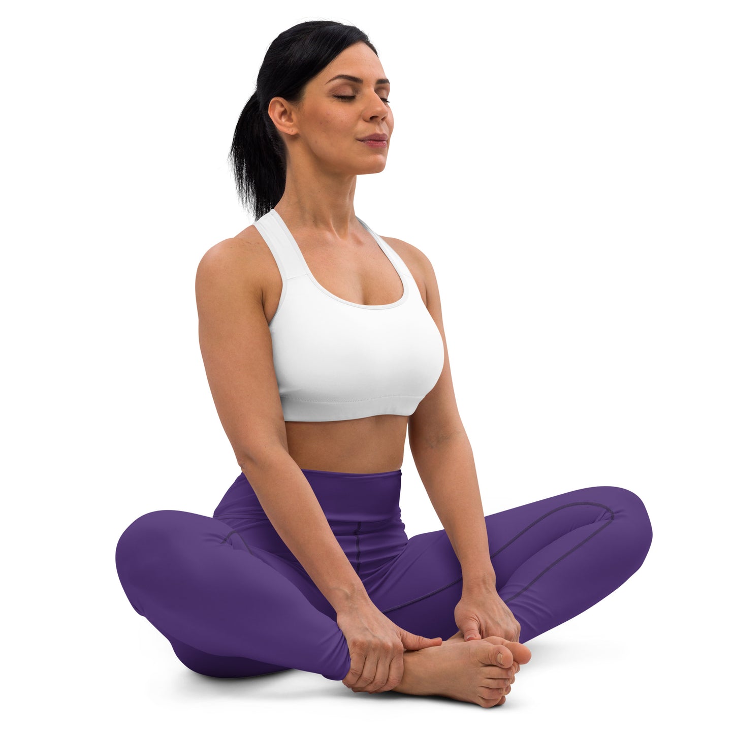 360 Lifestyle Yoga Leggings in Solid Purple